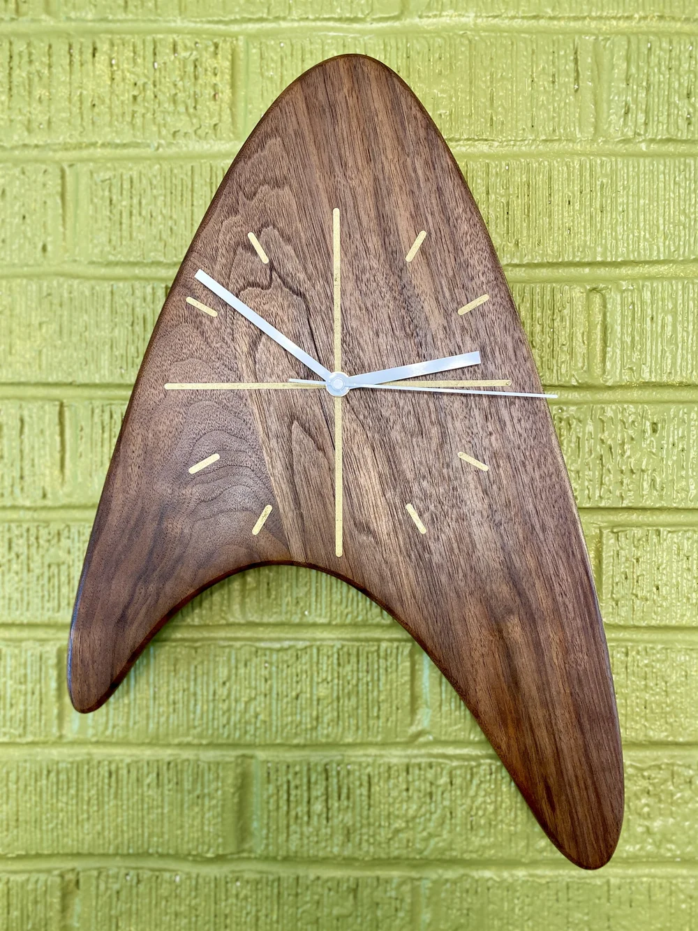 Boomie! Walnut midcentury clock — Panel/Board Design & Assembly